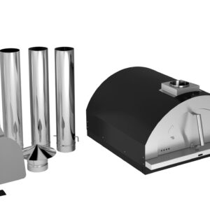 Forno a Lenha Firenze Gourmet Médio - Cor preta